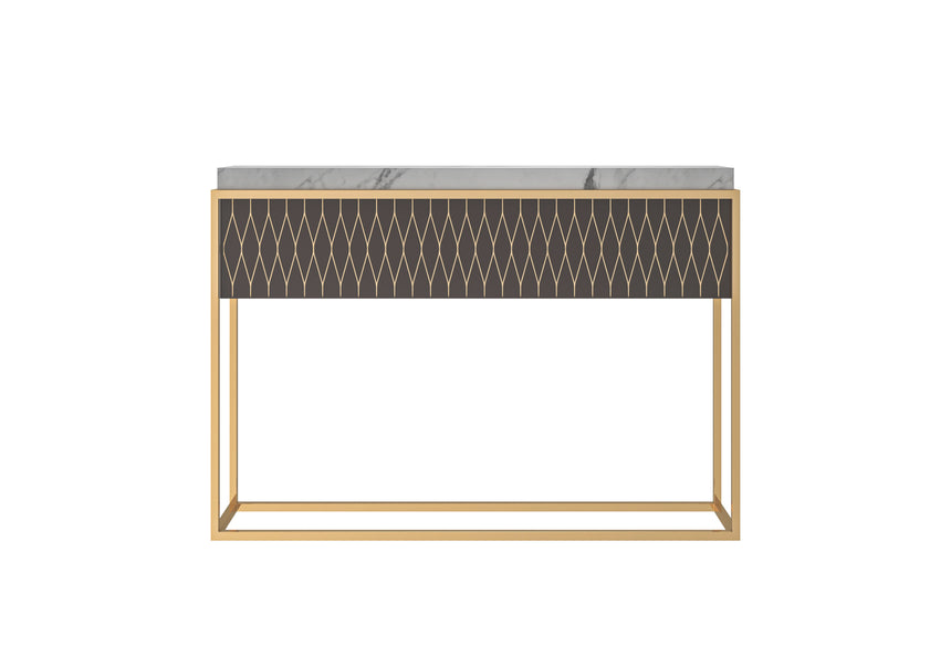 Minimalist Geometric Console Table