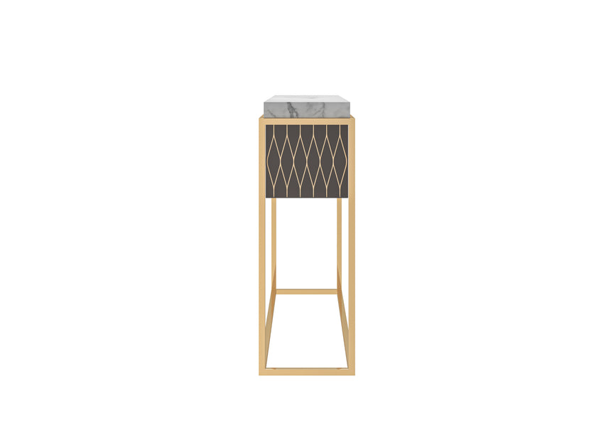 Minimalist Geometric Console Table