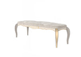 Sculptural Bench with Modenese