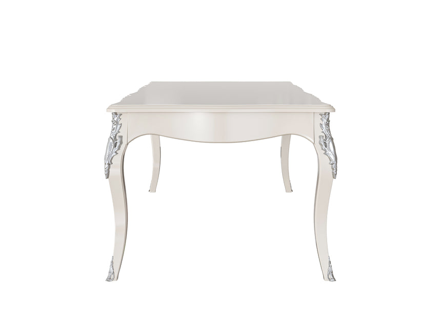 White Rectangular Table