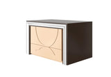 Modern Silver Nightstand