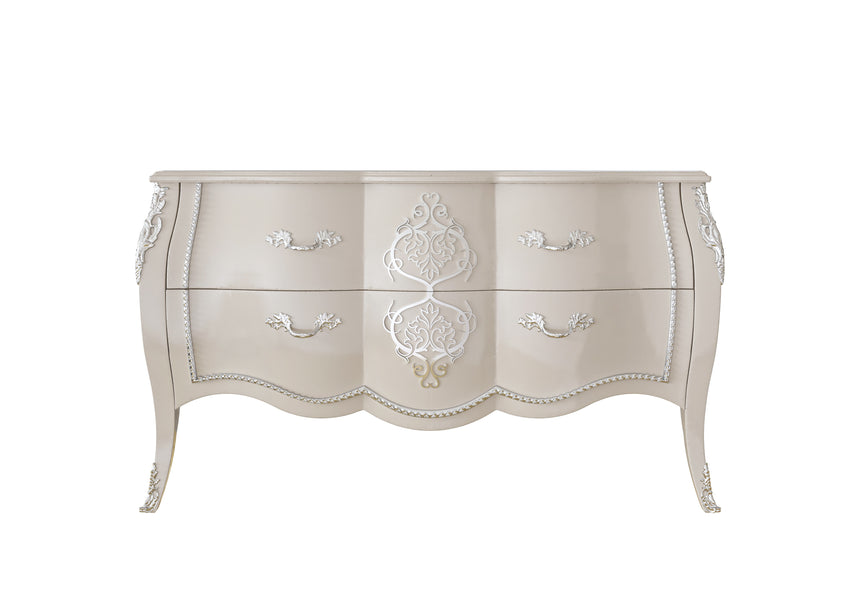 Elegant Carved Chest of Drawers