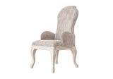 Classic Carved Chair with Armrests