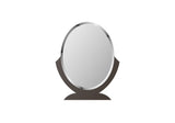 Dark Base Oval Mirror