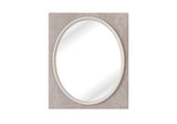 Rectangular Frame with Oval Mirror