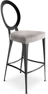 Miss Uncovered Backrest Stool