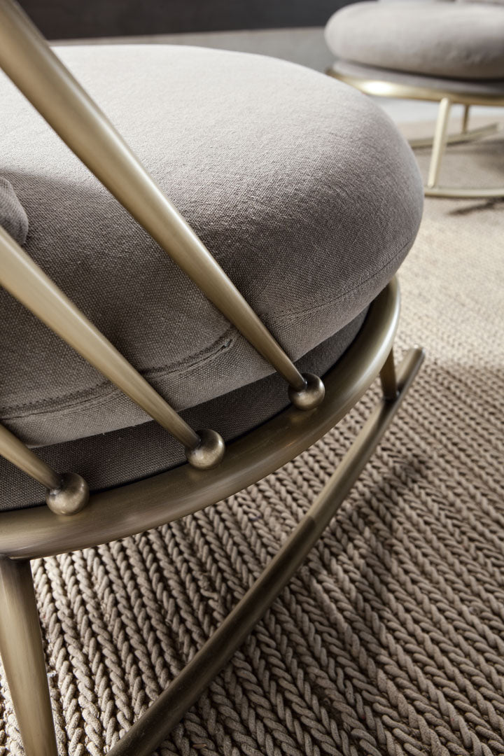 Aurora Iron Back Rocking Chair