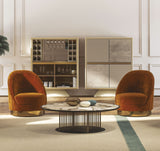 Capsule Swivel Armchair
