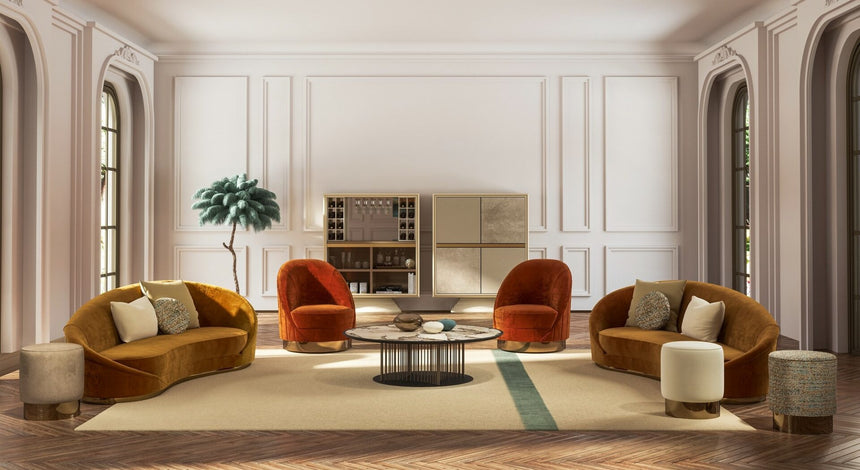 Wavy Curved Sofa