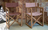 Stadel Outdoor Director's Chair and Footrest