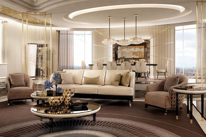 Noir Round Coffee Tables