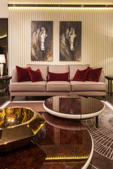 Noir Round Coffee Tables