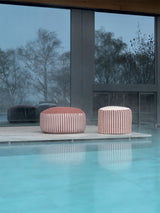 Round Outdoor Pouf Soft