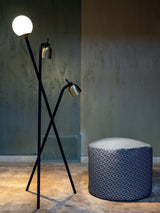 Round Outdoor Pouf Soft